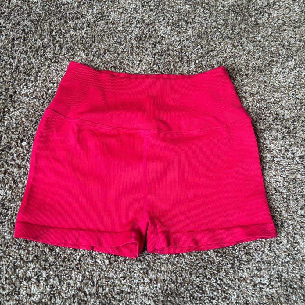 PINK Victoria's Secret High Waist Fuchsia Shorts